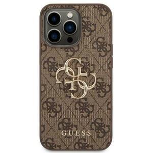 Husa Protectie Spate Guess 4G pentru iPhone 14 Pro Max (Maro) imagine