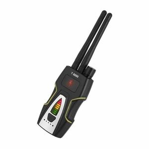 Resigilat Detector Aparate Spionaj Techstar® T8000, Profesional, Detecteaza Camere, Microfoane, Localizatoare GPS, Reportofoane, Argintiu imagine