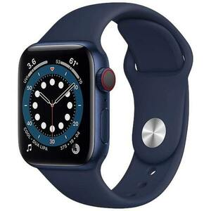 Apple Watch Series 6 2020, GPS + Cellular, Aluminium 40mm N/A Blue Bun imagine