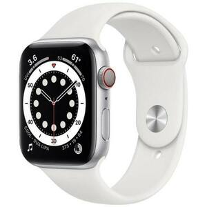 Apple Watch Series 6 2020, GPS + Cellular, Aluminium 40mm N/A Silver Foarte bun imagine