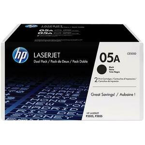 Toner HP 05A (Negru - pachet dublu) imagine