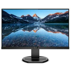 Monitor IPS LED Philips 23.8inch 243B9/00, Full HD (1920 x 1080), VGA, HDMI, DisplayPort, Pivot, Boxe (Negru) imagine