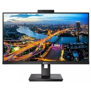 Monitor IPS LED Philips 27inch 275B1H/00, QHD (2560 x 1440), DVI, HDMI, DisplayPort, Camera Web, Boxe, Pivot, 75 Hz (Negru) imagine