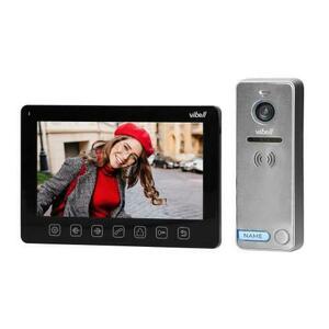 Videointerfon pentru o familie Vibell NOVEO ORNO OR-VID-EX-1057/B, color, monitor plat LCD 7inch, control automat al portilor, functie intercom, 12 sonerii, IP65, negru/gri imagine