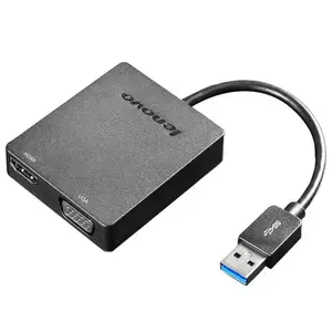 Adaptor video Lenovo 4X90H20061, Universal, USB 3.0, VGA, HDMI imagine