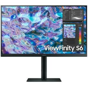 Monitor IPS LED Samsung 27inch S61B, QHD (2560 x 1440), HDMI, DisplayPort, AMD FreeSync, Pivot, 75Hz, 5 ms (Negru) imagine