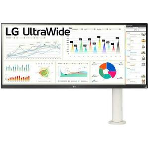 Monitor IPS LED LG 34inch 34WQ68X-W, UW-FHD (2560 x 1080), HDMI, DisplayPort, AMD FreeSync, Boxe (Alb) imagine