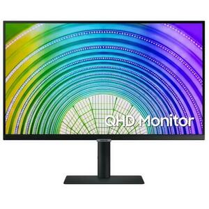 Monitor IPS LED Samsung 27inch LS27A60PUUUXEN, QHD (2560 x 1440), HDMI, DisplayPort, AMD FreeSync, Pivot (Negru) imagine