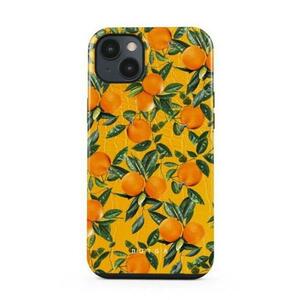 Protectie Spate Burga Dual Layer Orange Lemonade pentru Apple iPhone 14 (Multicolor) imagine