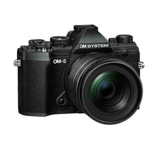 Kit Aparat foto Mirrorless Olympus OM-5, 20.4MP, 4K + obiectiv M.Zuiko Digital 12-45mm F4 PRO (Negru) imagine