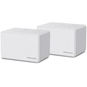 Sistem Mesh Wi-Fi Mercusys Halo H80X(2-pack), AX3000, Dual-Band, Wi-Fi 6, cu acoperire completa pentru casa, Seamless Roaming, Control Parental imagine