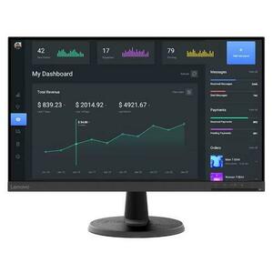 Monitor VA LED Lenovo 23.8inch D24-40, Full HD (1920 x 1080), VGA, HDMI, AMD FreeSync (Negru) imagine