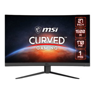 Monitor Gaming VA LED MSI 27inch G27CQ4 E2, QHD (2560 x 1440), HDMI, DisplayPort, AMD FreeSync, Ecran curbat, 170 Hz, 1 ms (Negru) imagine