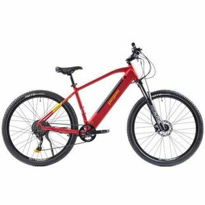 Bicicleta Electrica Pegas Drumet Dinamic, M, Roti 29inch, 9 Viteze, Viteza maxima 25 Km, Autonomie 70Km, Motor 250 W (Rosu/Galben) imagine