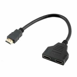 Adaptor Gembird DSP-2PH4-04, HDMI A tata - 2x HDMI A mama, Negru imagine