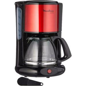 Cafetiera cu filtru Moulinex Classic Subito, 1000 W, 1.25 L (Negru/Rosu) imagine