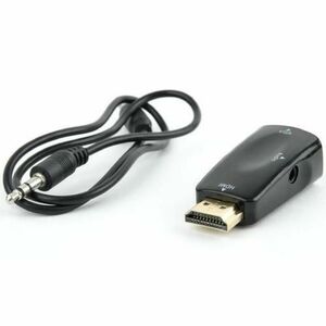 Adaptor video Gembird AB-HDMI-VGA-02, HDMI (T) - VGA (M), Full HD/60Hz imagine