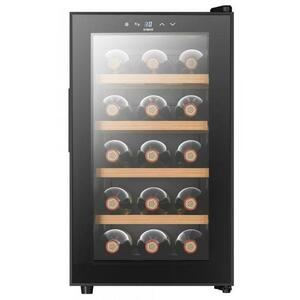 Vitrina de vinuri Samus SRV50LM15, 48 L, Capacitate 15 sticle, Clasa F (Negru) imagine