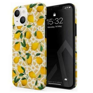 Husa Protectie Spate Burga Dual Layer BHDLIXIVLJ pentru iPhone 14 (Galben) imagine