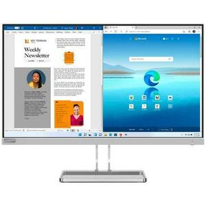 Monitor LED IPS Lenovo 27inch L27i-40, Full HD (1920 x 1080), VGA, HDMI, 100 Hz, 4 MS (Gri) imagine