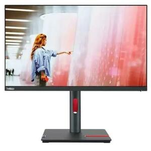 Monitor IPS LED Lenovo ThinkVision 23.8inch P24q-30, WQHD (2560 x 1440), HDMI, DisplayPort, Pivot (Negru) imagine