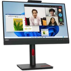 Monitor IPS LED Lenovo ThinkCenter TIO 24 G5, Full HD (1920 x 1080), HDMI, DisplayPort, Boxe, Pivot (Negru) imagine