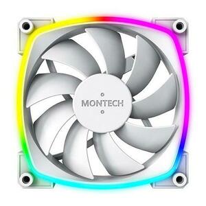 Ventilator Montech AX120, PWM, ARGB, 120 mm, Alb imagine