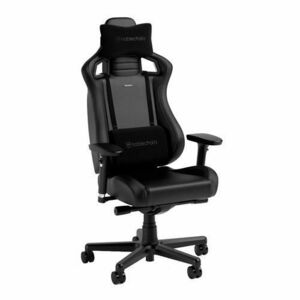 Scaun gaming Noblechairs EPIC Compact PU, Piele ecologica, Negru/Carbon imagine