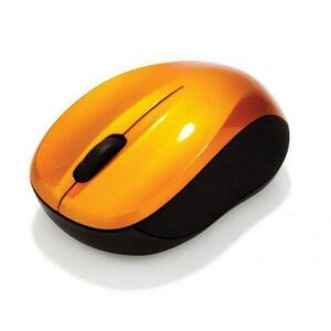 Mouse Wireless Verbatim Go 49045, 1600 DPI (Portocaliu) imagine