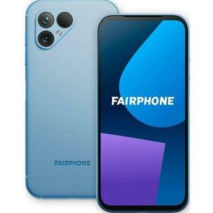 Telefon Mobil Fairphone 5, Procesor Qualcomm QCM6490, OLED Capacitive touchscreen 6.46inch, 8GB RAM, 256GB Flash, Camera Duala 50 + 50 MP, 5G, Wi-Fi, Dual SIM, Android (Albastru) imagine