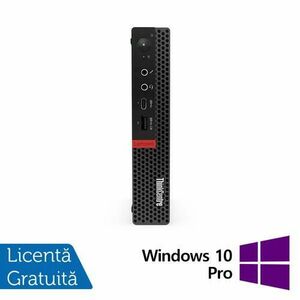 Calculator Sistem PC Refurbished Lenovo ThinkCentre M720q MiniPC, Intel Core i5-8400T 1.70 - 3.30GHz, 16GB DDR4, 512GB SSD + Windows 10 Pro imagine