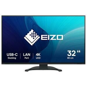 Monitor IPS LED EIZO 31.5inch EV3240X-BK, UHD (3840 x 2160), HDMI, DisplayPort, Boxe, Pivot (Negru) imagine