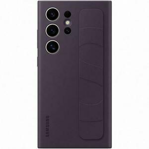 Husa de protectie Samsung Standing Grip Case pentru Galaxy S24 Ultra, DARK VIOLET imagine