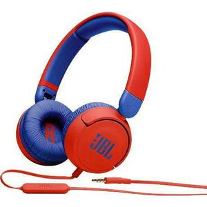 Casti Stereo JBL Kids JR310, Jack 3.5 mm, Microfon (Rosu) imagine