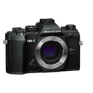 Aparat Foto Mirrorless Olympus OM SYSTEM OM-5 body, 20.4 Mpx, Filmare 4K (Negru) imagine