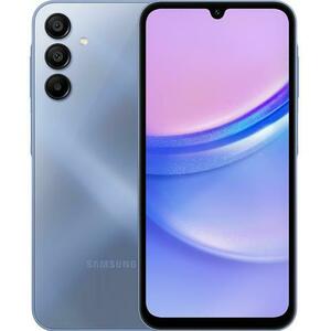 Telefon Mobil Samsung Galaxy A15, Procesor Mediatek Helio G99 Octa-Core, Super AMOLED Touchscreen 6.5inch, 4GB RAM, 128GB Flash, Camera Tripla 50+5+2MP, Wi-Fi, 4G, Dual Sim, Android (Albastru) imagine