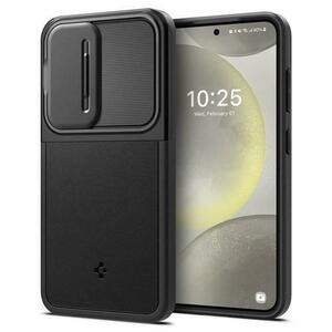 Husa pentru Samsung Galaxy S24 S921, Spigen, OPTIK ARMOR, Neagra ACS07363 imagine