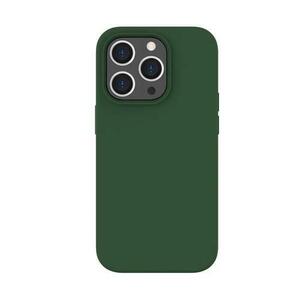 Husa de protectie Lemontti Liquid Silicon MagCharge pentru iPhone 14 Pro Max, Verde imagine