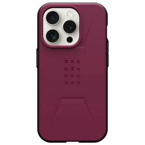 Husa de protectie UAG Civilian Magsafe pentru iPhone 15 Pro, Bordeaux imagine