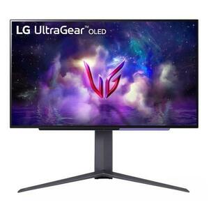 Monitor Gaming OLED LG 26.5inch 27GS95QE-B, QHD (2560 x 1440), HDMI, DisplayPort, 240 Hz, 0.03 ms (Negru) imagine