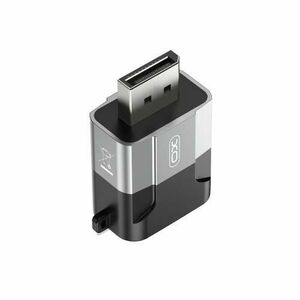 Adaptor Video XO Design GB016, DisplayPort - VGA, Gri imagine