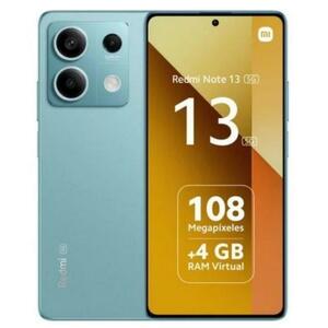 Telefon Mobil Xiaomi Redmi Note 13, Procesor Mediatek Dimensity 6080 Octa-Core, AMOLED 6.67inch, 8GB RAM, 256GB Flash, Camera Duala 108+2 MP, Wi-Fi, 5G, Dual Sim, Android (Albastru) imagine