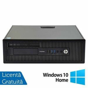 Calculator Sistem PC Refurbished HP ProDesk 600 G1 SFF, Intel Core i5-4570 3.20GHz, 8GB DDR3, 500GB HDD, DVD-ROM + Windows 10 Home imagine