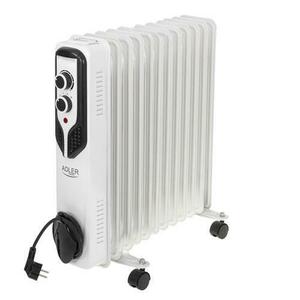 Calorifer electric cu ulei Adler AD7817, 2500 W, 11 elementi (Alb) imagine