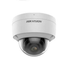 Camera supraveghere ColorVu IP Dome Hikvision DS-2CD2127G2-SU28C, 2 Megapixeli, Lentila 2.8mm, PoE Slot Card Microfon (Alb) imagine