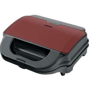 Sandwich maker Heinner Crispy Morning SM-2H900BKS, 900 W (Rosu/Negru) imagine