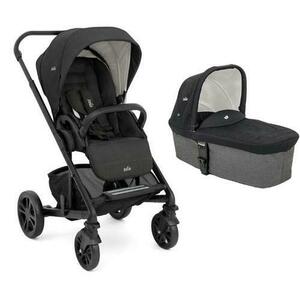 Carucior Joie Chrome Shale 2 in 1, 0-22 kg, Landou Joie Chrome Shale, 0-9 kg, (Negru) imagine