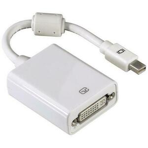 Adaptor Hama 53248, mini DisplayPort - DVI (Alb) imagine