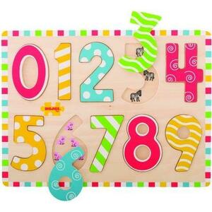 Puzzle mare BigJigs BJ756, Numere imagine