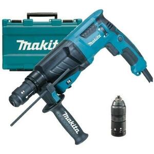 Ciocan rotopercutor Makita HR2630T, 800 W, 2.4 J, Mandrina interschimbabila, Valiza transport imagine